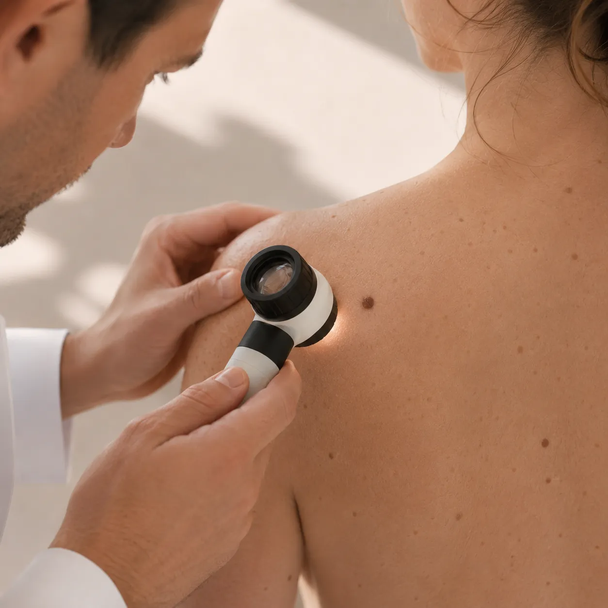 Symbolbild: Dermatoonkologie in Rostock: Dermatoskopie beim Facharzt Dr. Dr. Ole Jung